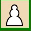 Pawn with green square